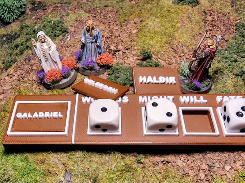 Nameplates For MESBG - Lothlorien