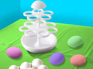 Egg Stand Display