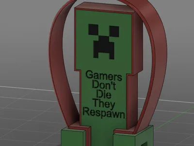 Creeper headset stand