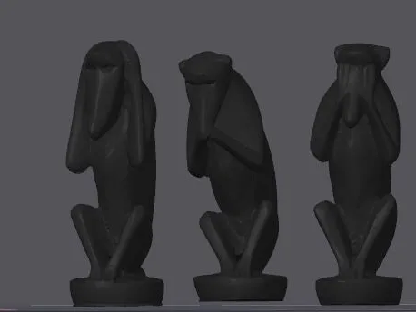 Speak No Evil Hear No Evil See No Evil 3 monkeys