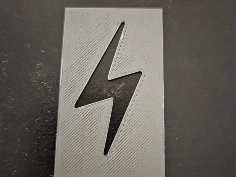 Lightning Bolt Stencil