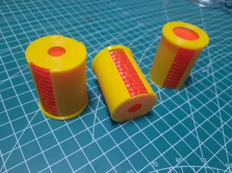 一打30mm飞盘存储，仅需4g耗材，for 6 disc shooter