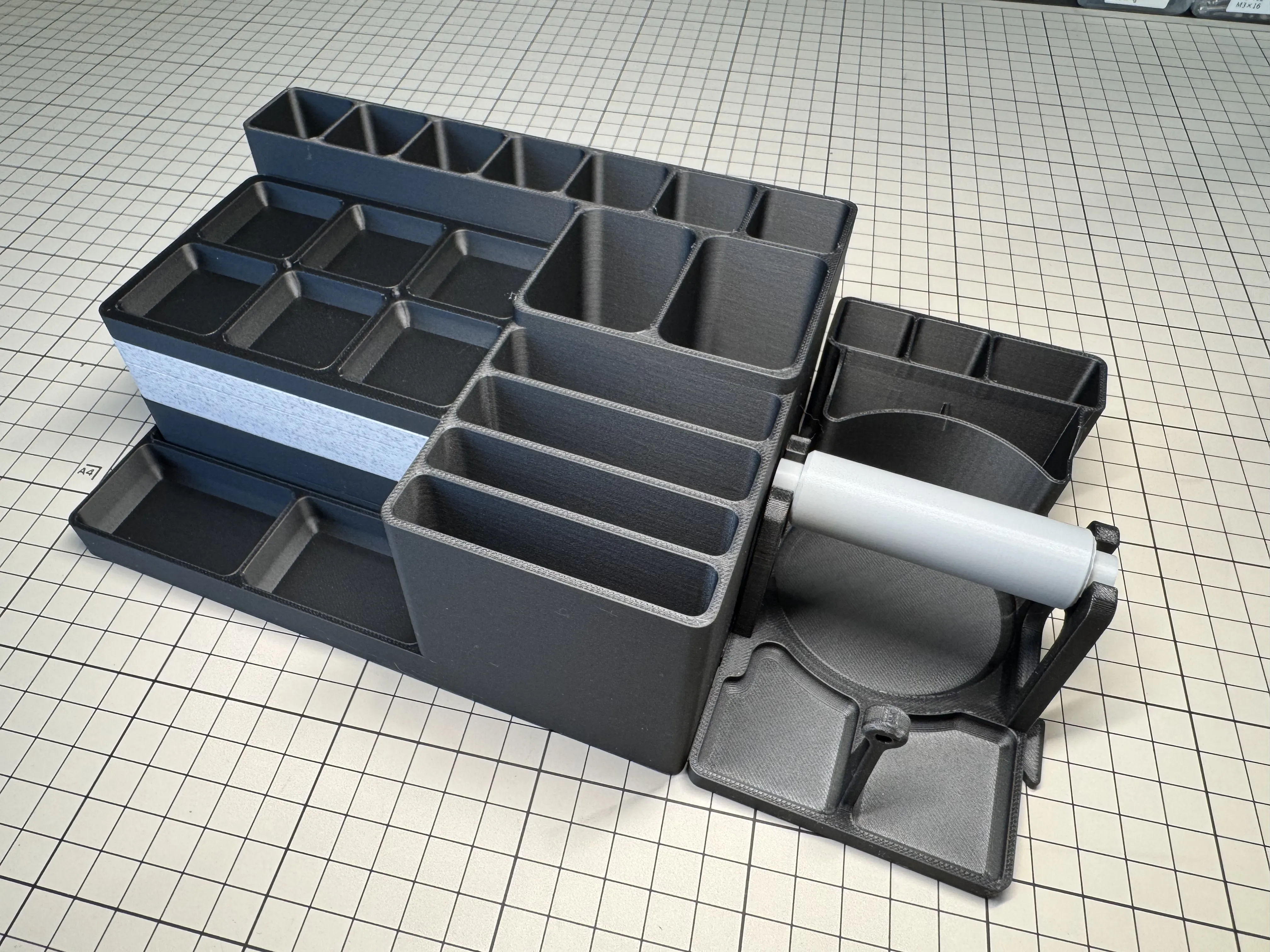 LWZM1 Desktop Organizer System Desk Tidy Desktop Tool Storage - Free 3D ...