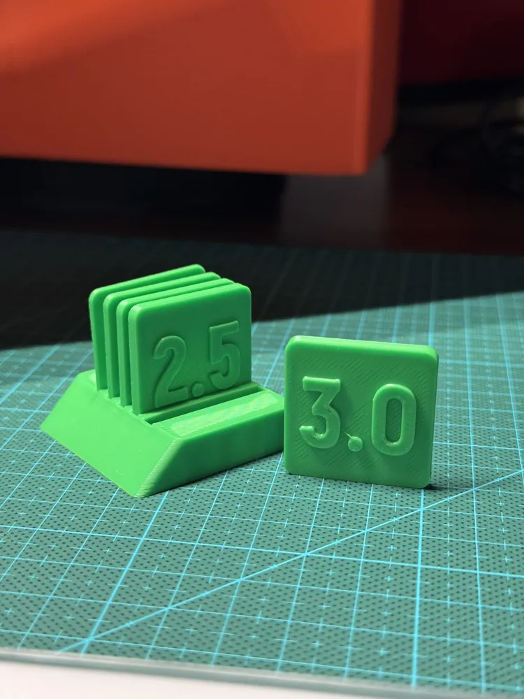 [Thickness Reference Template] - Free 3D Print Model - MakerWorld