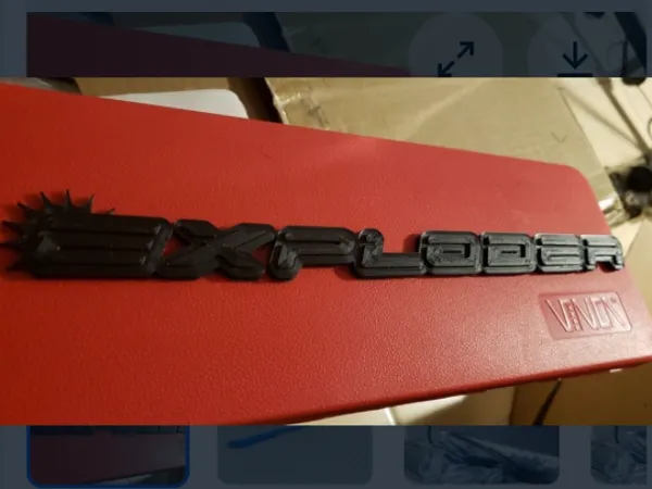 Badge parodique Ford Exploder