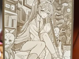 初音未来透光浮雕