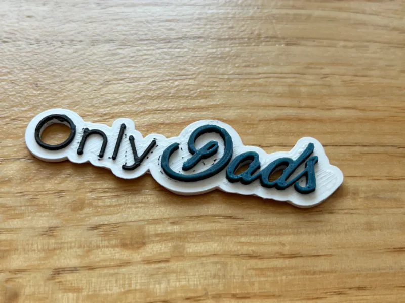 Only Dads Keychain