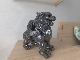 Chinese Lion Decorative sculpture