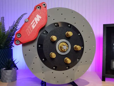 Brake and Bearing Hub Model (1:1 Scale) With LEDs!