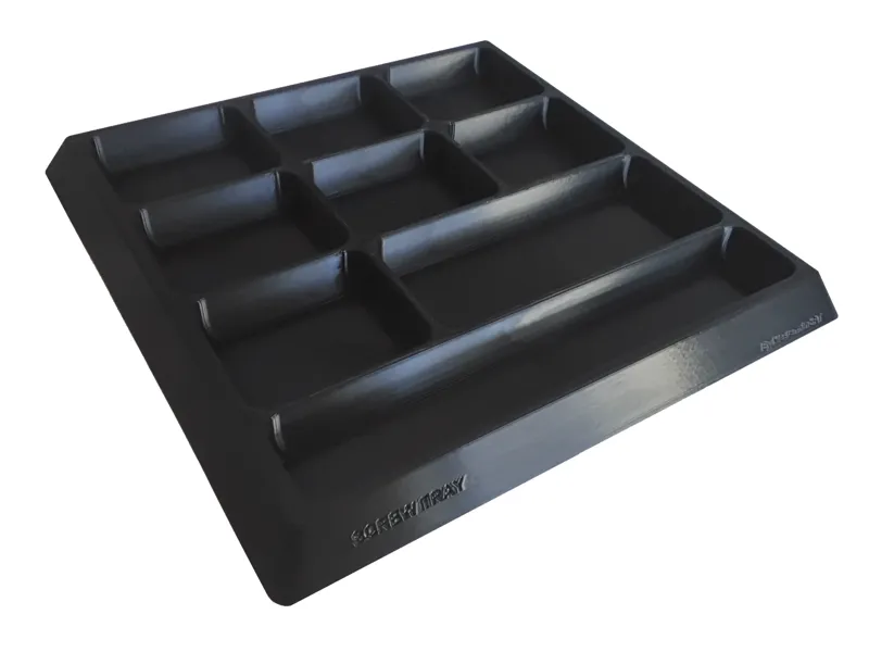 Screw tray for electronics disassembly