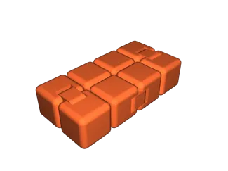 Infinity cube fidget V2