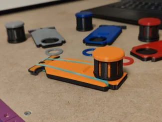 Pocket-sized disk shooter with detachable mag