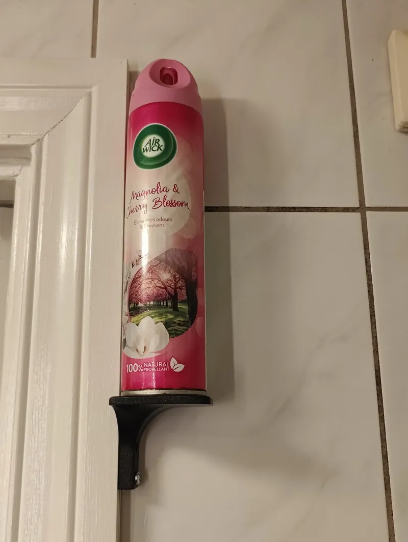 Air freshener holder for bathroom. (33min print)