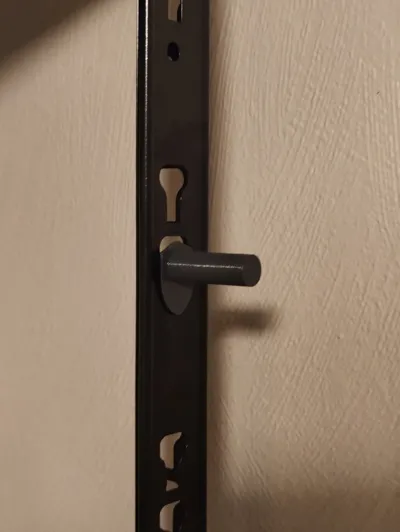 Metal shelf hanger for level tool or other things.