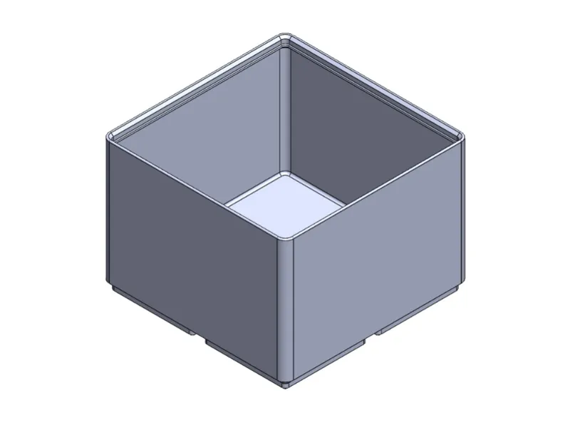 Gridfinity bin 2x2 9U