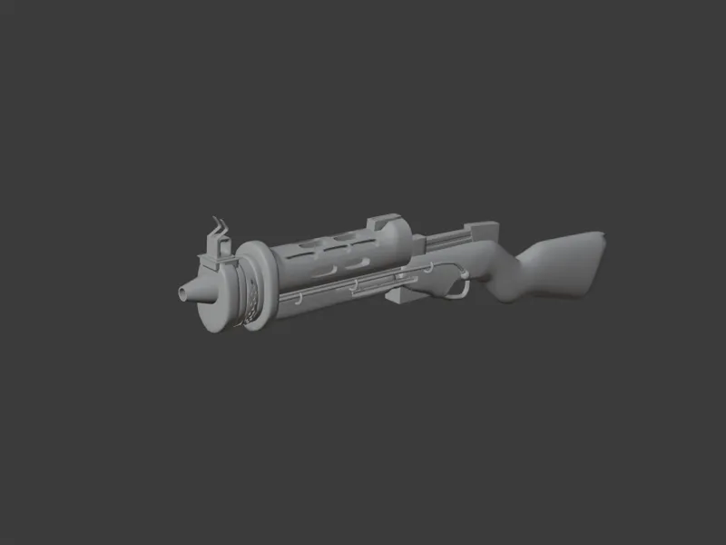 Steampunk Shotgun Decoration
