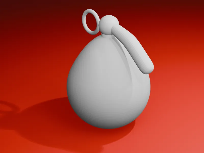 Egg Grenade Keychain