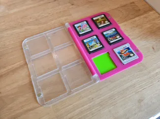 Glass Front DS/3DS Game Cart Flip Case