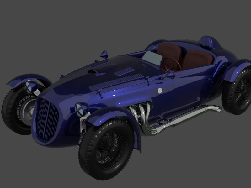 Vintage Race car