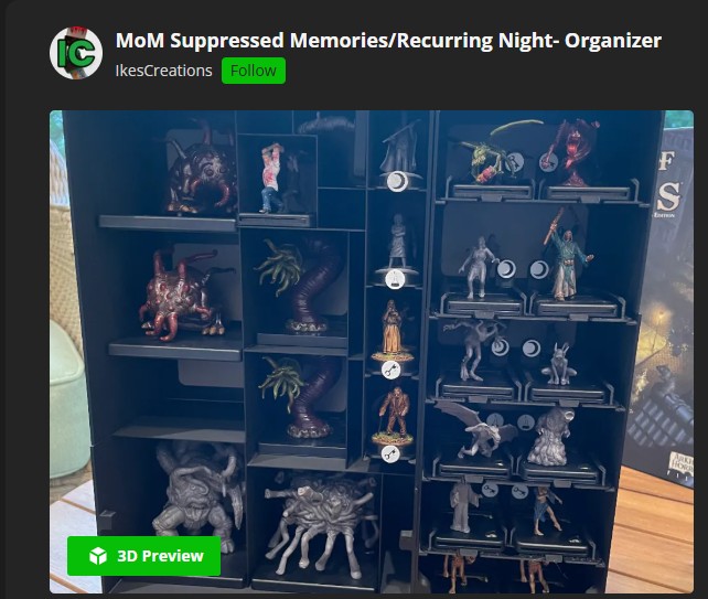 Premium Insert for Mansions of Madness 2nd Edition - Free 3D Print