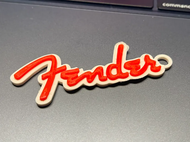 Fender Logo Keychain