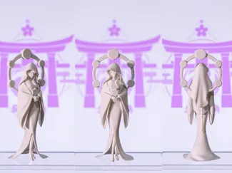 原神 - 稻妻 - 七天神像 · 雷神像