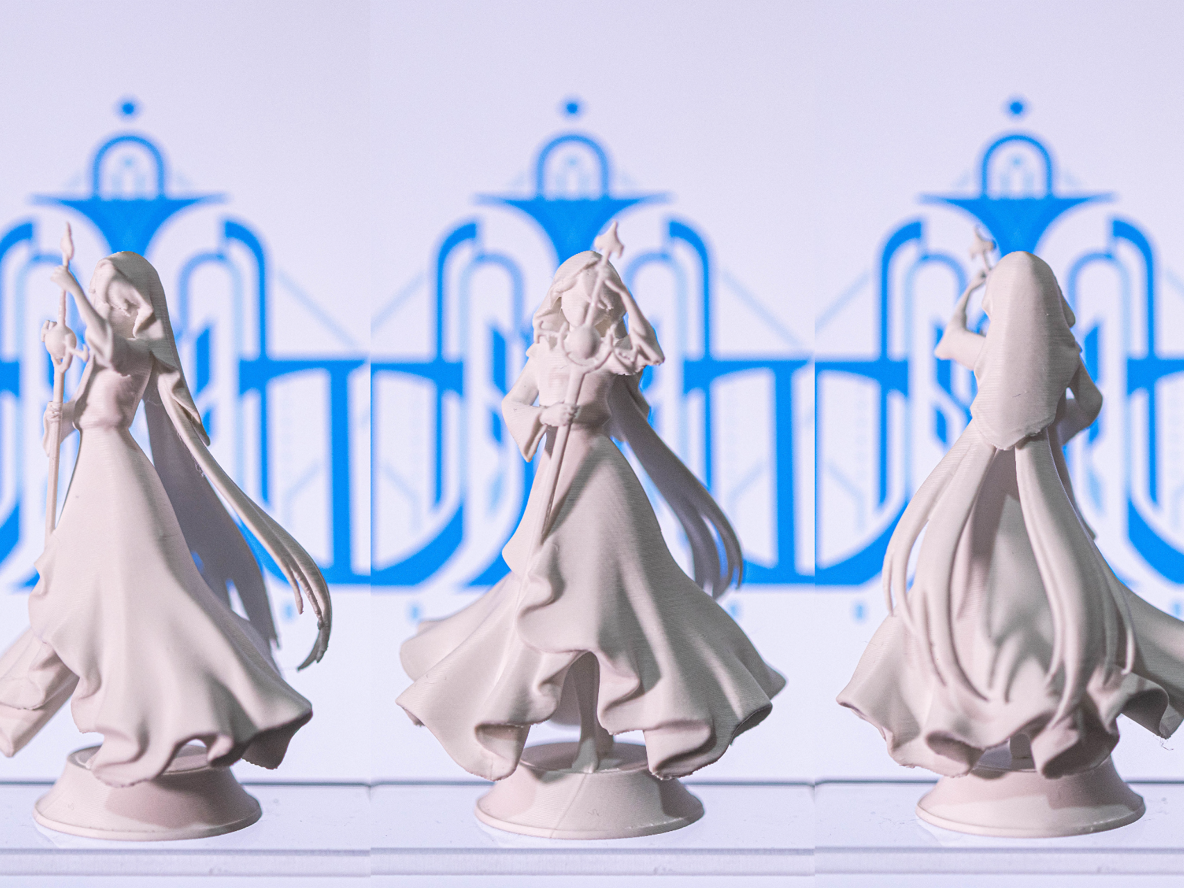 Fontaine Holographic Collection 新品5個 Genshin Impact - Fontaine - Estatua de los Siete - Estatua del