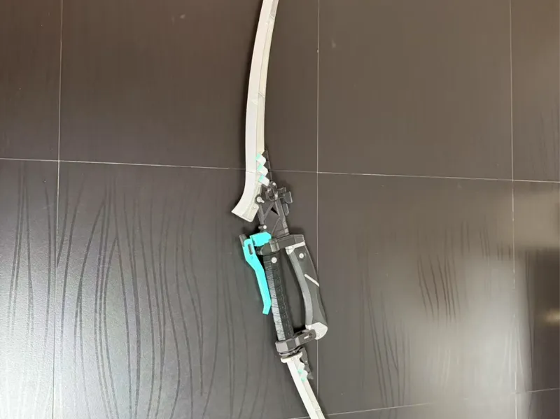 zzz浅羽悠真武器模型，微缩单色版