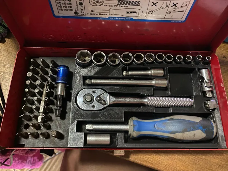 socket tray