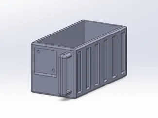 Organizer industrial container