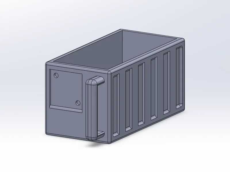 Organizer industrial container