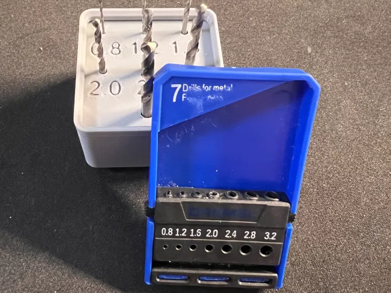 Gridfinity Dremel Small Drill Bits