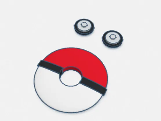 Pokeball fidget spinner