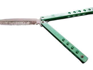 Butterfly Knife with Comb
