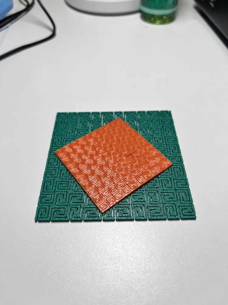 Traditional Pattern 3D Printed Fabric by B.B.King MakerWorld: Download ...