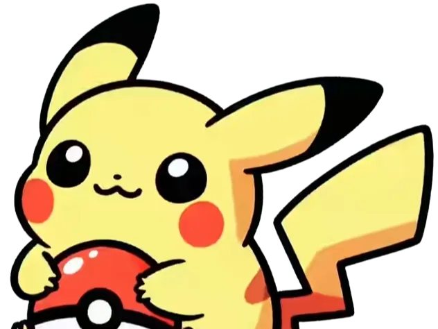 Pikachu Keychain (Refrigerator Magnet) - Free 3D Print Model