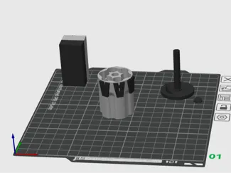 AAA battery Revolver holder