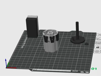 AAA battery Revolver holder