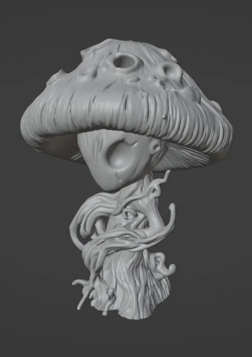 Myconid Forest Guardian – DnD & Tabletop Miniature view 2