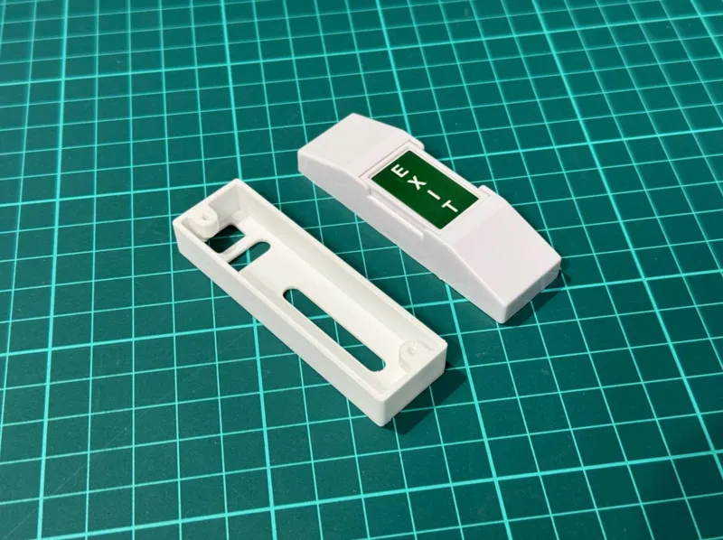 Exit button wall mount holder/junction box