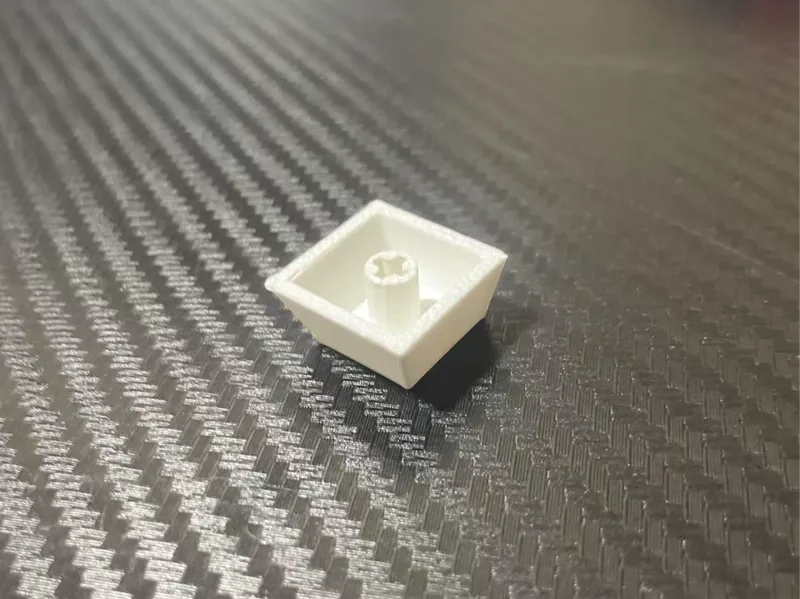 纯白色键帽(可用于自定义)