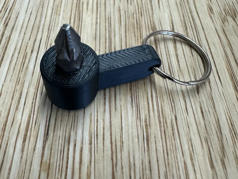 Screwdriver Hex Bit Keychain