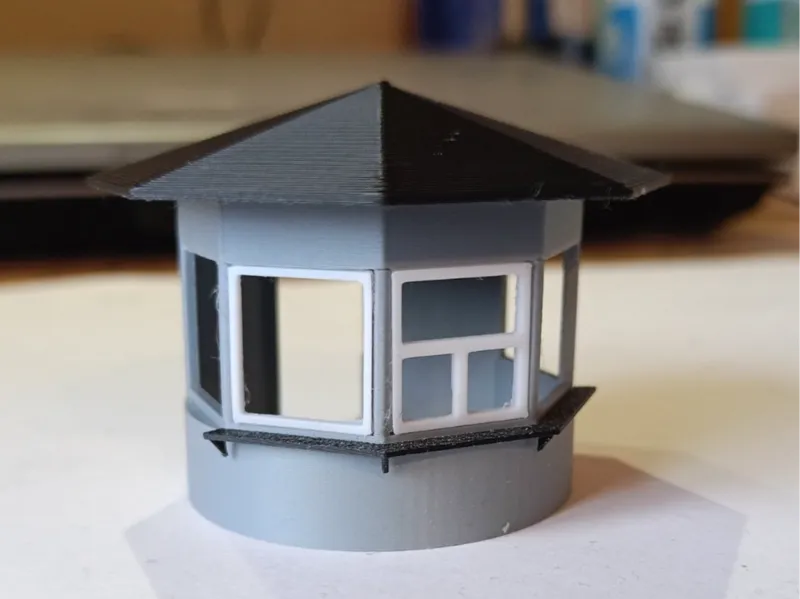 Kiosk in H0/1:87