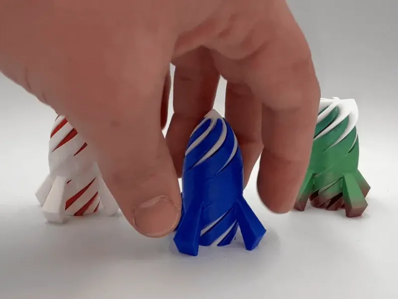 Rocket spiral Fidget