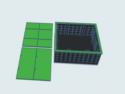 Storage box with dividers