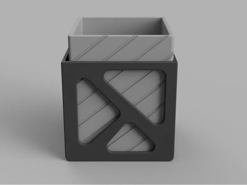3D Modular Vase Model