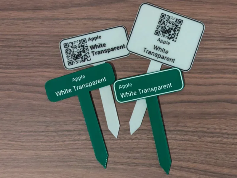 Qr code plant label | Customizable