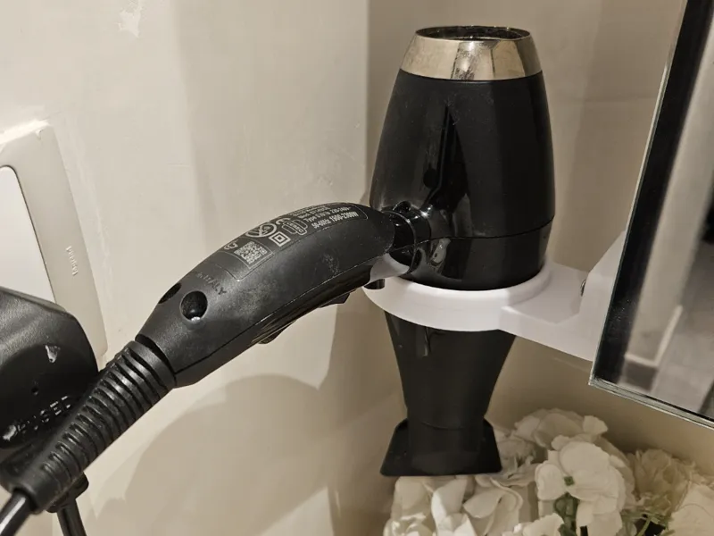 hair dryer holder