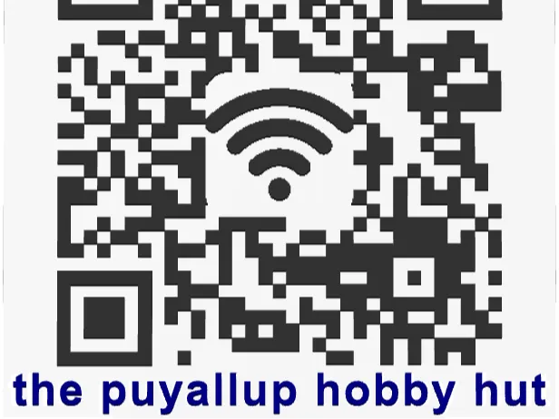 puyallup hobby hut website qr code