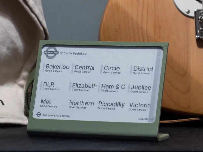 TRMNL Stand for E-Ink Dashboard